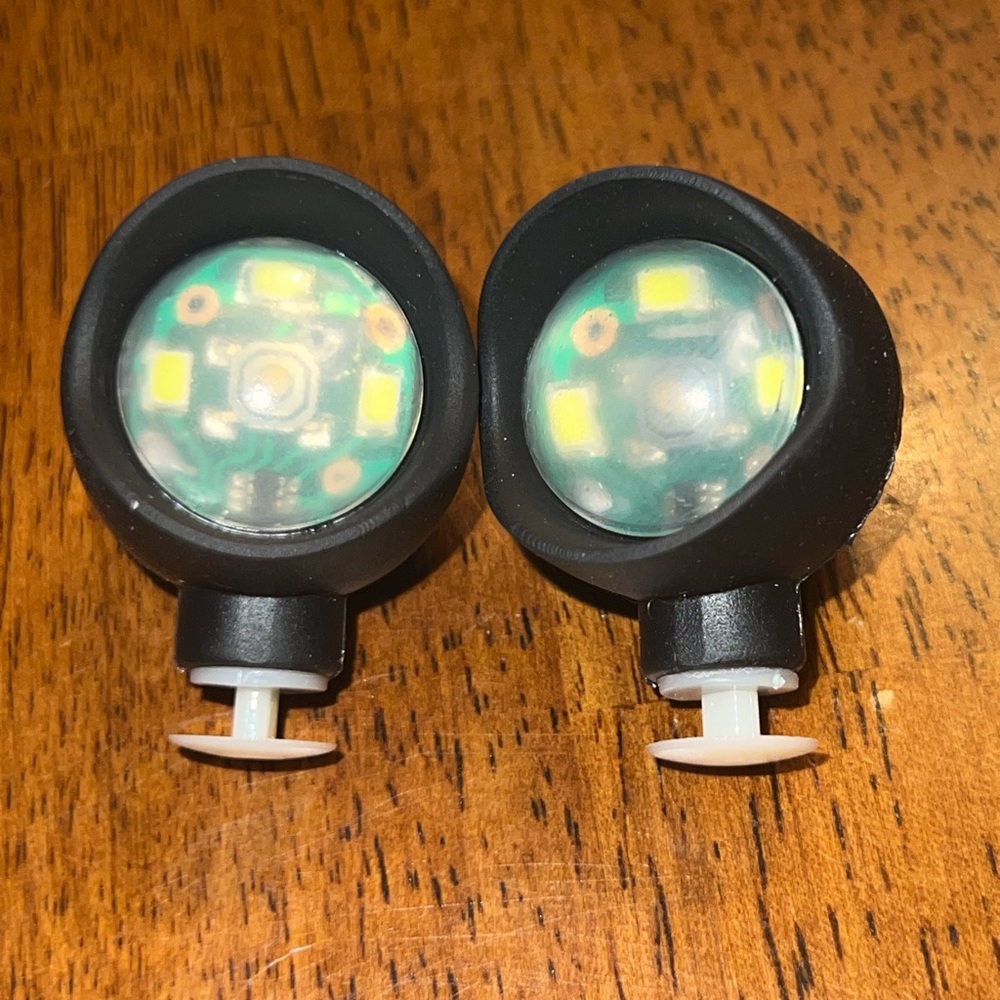 *2/$10* Shoe Charm Headlights - NWT - Black